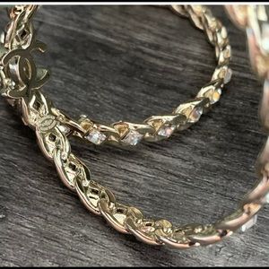 CHANEL Jewelry - COMING SOONAUTHENTIC CHANEL LARGE HOOP CC EARRINGS CHANEL Jewelry - COMING SOONAUTHENTIC CHANEL LARGE HOOP CC EARRINGS